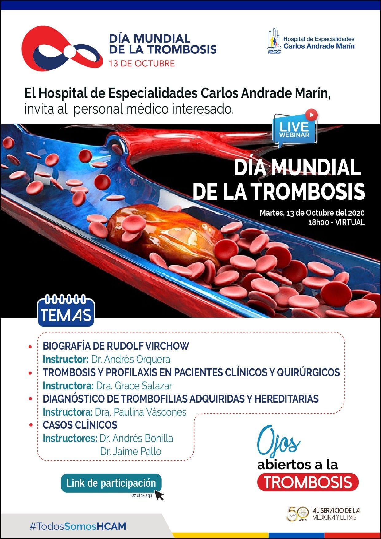 Día Mundial de la Trombosis Ecuador 2020