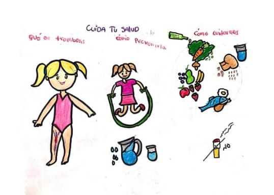 Dibujo Día Mundial de la Trombosis 2020