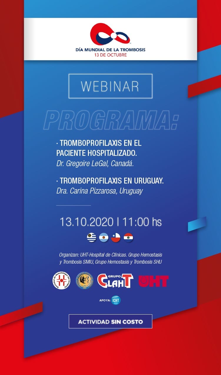 Día Mundial de la Trombosis Uruguay 2020